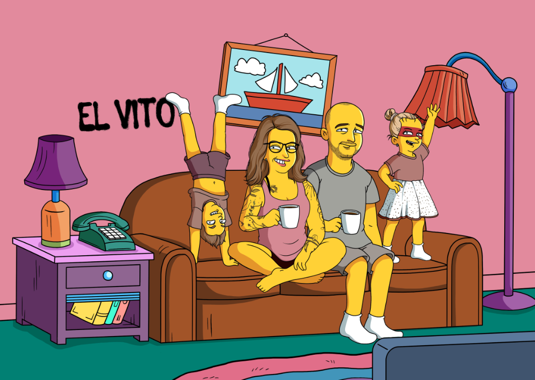 Simpsons kanapa